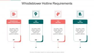 Whistleblower Hotline Requirements In Powerpoint And Google Slides Cpb