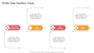 White Claw Nutrition Facts In Powerpoint And Google Slides Cpb