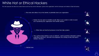 White hat or ethical hackers ppt powerpoint presentation styles objects
