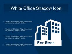 White office shadow icon