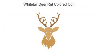 Whitetail Deer Rut Colored Icon In Powerpoint Pptx Png And Editable Eps Format