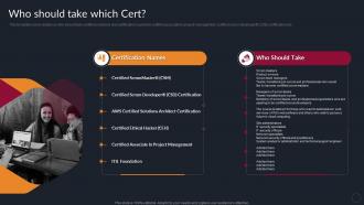 Who Should Take Which Cert Benefits Of Professional IT Certifications