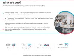 Who we are ppt powerpoint presentation inspiration example