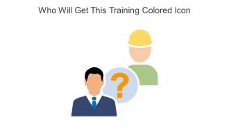 Who Will Get This Training Colored Icon In Powerpoint Pptx Png And Editable Eps Format