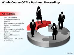 Whole course of the business proceedings powerpoint templates ppt presentation slides 812