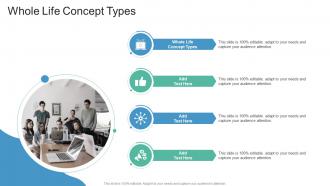 Whole Life Concept Types In Powerpoint And Google Slides Cpb