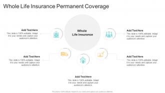Whole Life Insurance Permanent Coverage In Powerpoint And Google Slides Cpb