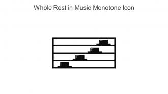 Whole Rest In Music Monotone Icon In Powerpoint Pptx Png And Editable Eps Format
