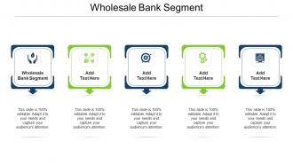 Wholesale Bank Segment Ppt Powerpoint Presentation File Good Cpb