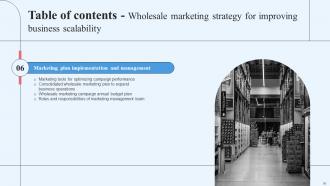 Wholesale Marketing Strategy For Improving Business Scalability Deck Analytical Good
