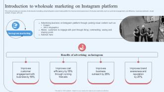 Wholesale Marketing Strategy Introduction To Wholesale Marketing On Instagram Platform