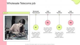 Wholesale Telecoms job In Powerpoint And Google Slides Cpb