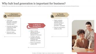 Why B2b Lead Generation Is Important For Business B2b Demand Generation Strategy