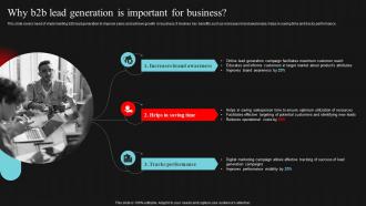 Why B2b Lead Generation Is Important For Business Demand Generation Strategies