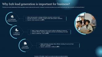 Why B2B Lead Generation Is Important For Business Effective B2B Lead