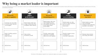 Why Being A Market Leader Is Important Market Leadership Mastery Strategy SS