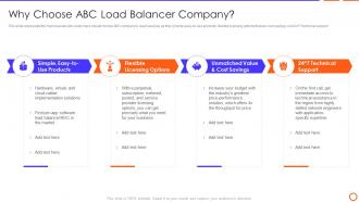 Why Choose Abc Load Balancer Company Types Of Load Balancer