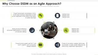 Why Choose DSDM As An Agile Approach Ppt Powerpoint Presentation Gallery Brochure