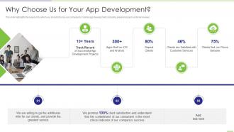 Why Choose Us For Your App Development Ppt Powerpoint Presentation Designs