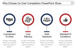 Why choose us over competitors powerpoint show