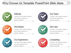 Why choose us template powerpoint slide ideas