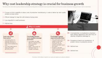 Why Cost Leadership Strategy Is Crucial Cost Revenue Optimization As Critical Business Strategy