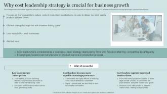 Why Cost Leadership Strategy Is Crucial For Business Critical Initiatives To Deploy Successful Business