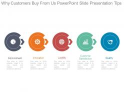 Why customers buy from us powerpoint slide presentation tips