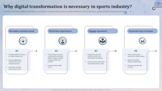 Why Digital Transformation Is Necessary In Sports Industry