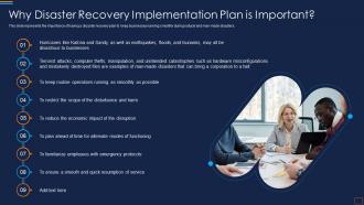 Why Disaster Recovery Implementation Plan Is Disaster Recovery Implementation Plan