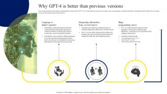 Why GPT 4 Is Better Than Previous Versions ChatGPT OpenAI Conversation AI Chatbot ChatGPT CD V