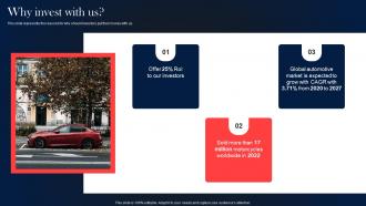 Why Invest With Us  Honda Investor Funding Elevator Pitch Deck