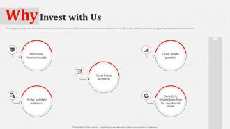 Why Invest With Us Adobe Venture Investor Funding Elevator Pitch Deck