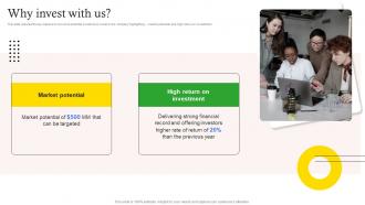 Why Invest With Us Basecamp Investor Funding Elevator Pitch Deck