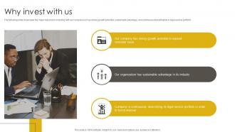 Why Invest With Us Capital Raising Pitch Deck For Legal Technology Company