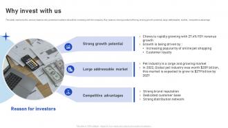 Why Invest With Us Chewy Investor Funding Elevator Pitch Deck