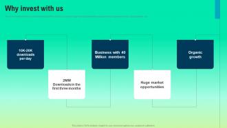 Why Invest With Us Cubie Messenger Investor Funding Elevator Pitch Deck