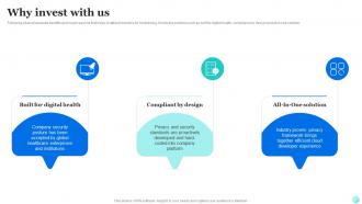 Why Invest With Us Healthcare Technology Capital Raising Pitch Deck