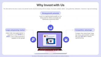 Why Invest With Us Loom Investor Funding Elevator Pitch Deck