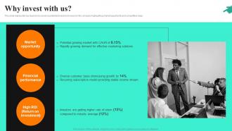 Why Invest With Us Metadata Investor Funding Elevator Pitch Deck