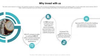 Why Invest With Us Omnitron Sensors Investor Funding Elevator Pitch Deck