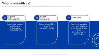 Why Invest With Us Procter And Gamble Investor Funding Elevator Pitch Deck