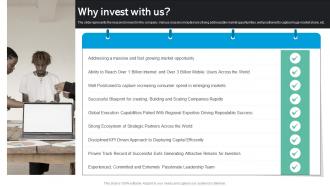 Why Invest With Us Rocket Internet Investor Funding Elevator Pitch Deck