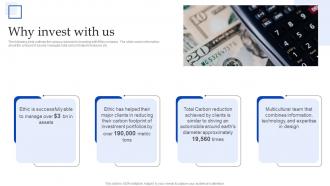 Why Invest With Us Sample Pitch Deck For Asset Management