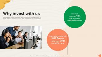 Why Invest With Us Studysoup Investor Funding Elevator Pitch Deck