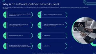 Why Is An Software Defined Network Used Ppt Template