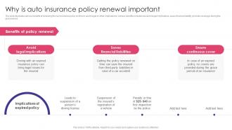 Why Is Auto Insurance Policy Renewal Important Auto Insurance Policy Comprehensive Guide