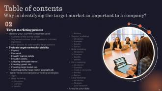 Why Is Identifying The Target Market So Important To A Company Strategy CD V Attractive Impactful