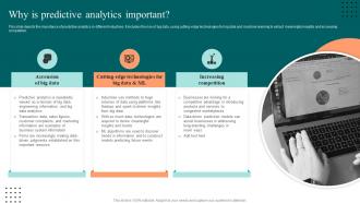 Why Is Predictive Analytics Important Ppt Styles Mockup