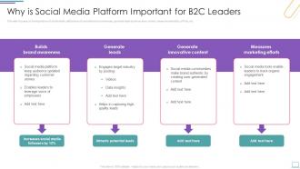 Why Is Social Media Platform Important For B2C Leaders Incorporating Social Media Marketing